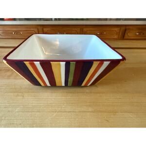 Simple Additions Pampered Chef Large Square Bowl 7"